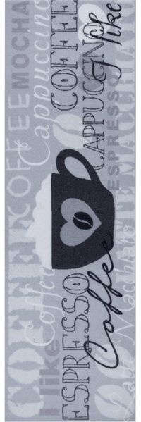 HANSE Home Küchenläufer I Like Espresso, rechteckig, Höhe: 3 mm, Läufer, Rutschfest, Küchenteppich, Küche, Teppich, Pflegeleicht