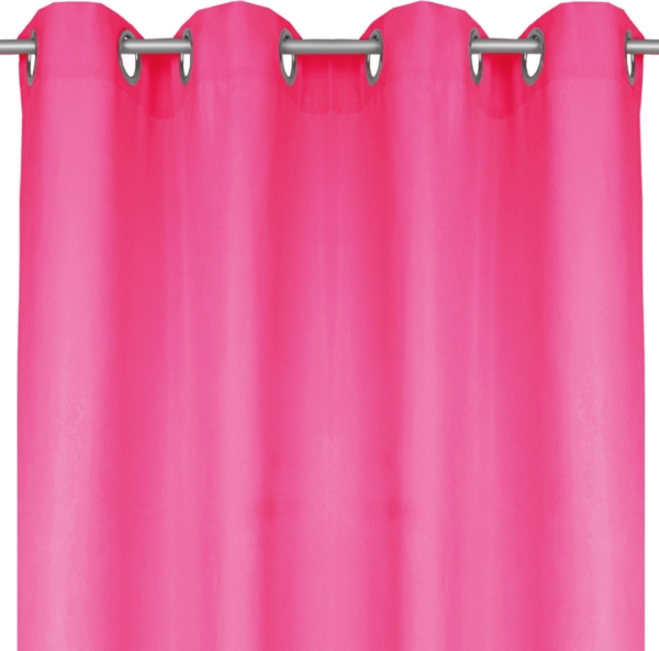 Bestlivings Blickdichte Pinke Gardine mit Ösen in 140x175 cm ( BxL ), in vielen Größen und Farben