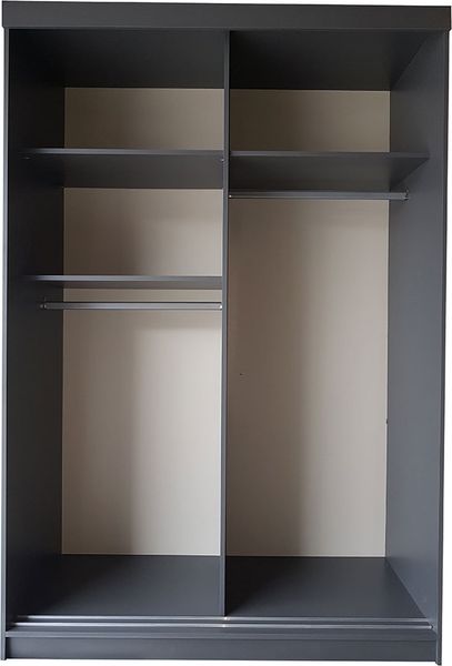 Kleiderschrank Logic 138, mit RGB LED Beleuchtung, Farbe: Graphit Anthrazit Bild 3