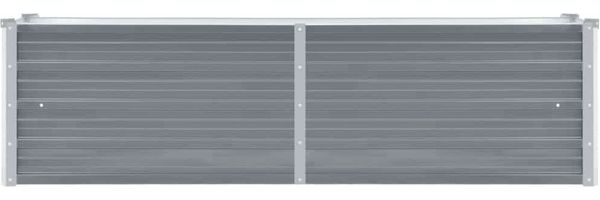 vidaXL Garten-Hochbeet Verzinkter Stahl 160x40x45 cm Grau 44850 Bild 3