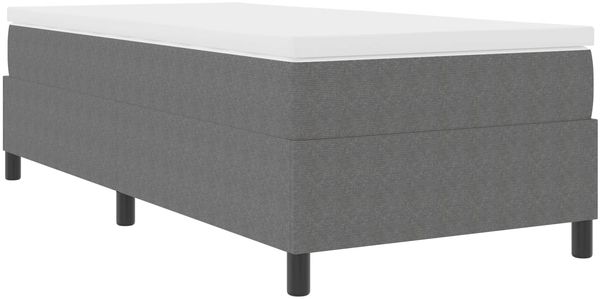 vidaXL Plattformbettgestell Hellgrau 80 x 200 cm Cordstoff 3337377 Bild 4