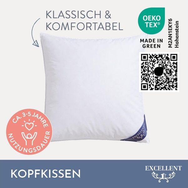 Excellent 3-Kammer-Kopfkissen Davos