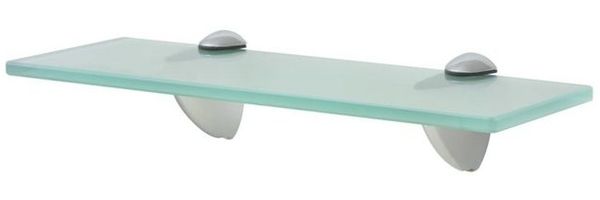 vidaXL Schwebendes Regal, Glas transparent, 0,8 x 10 x 50 cm Bild 4
