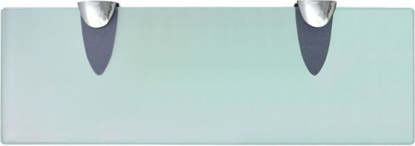 vidaXL Schwebendes Regal, Glas transparent, 0,8 x 10 x 50 cm Bild 2