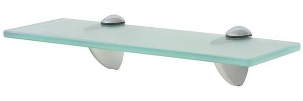 vidaXL Schwebendes Regal, Glas transparent, 0,8 x 10 x 50 cm Bild 5
