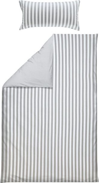 Erwin Müller Bettwäsche Wendebettwäsche, Mako-Satin, Streifen