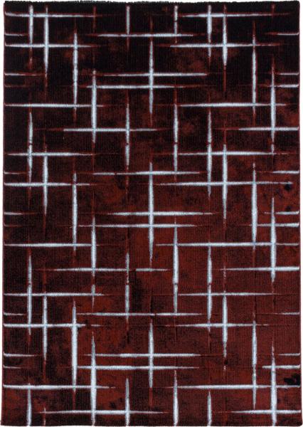 Kurzflor Teppich Clara Läufer - 80x250 cm - Rot