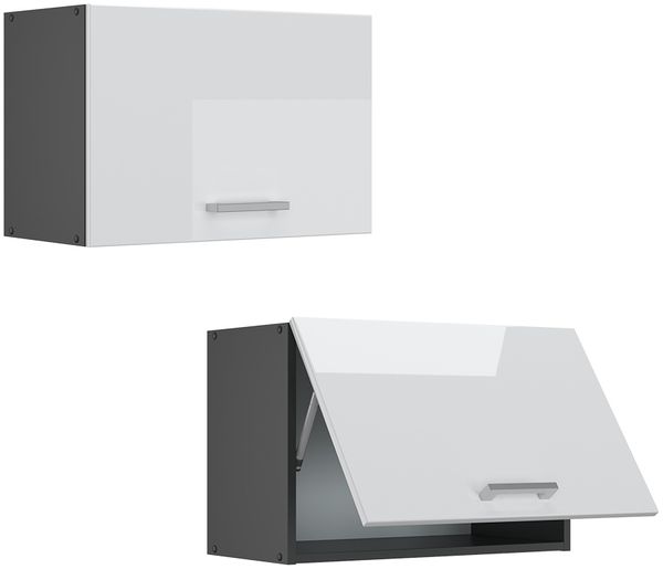 Hängeschrank R-Line Weiß Hochglanz 60 cm Flach Vicco Bild 5