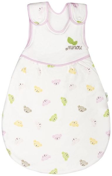 Minou Außenschlafsack light Rosa Bärchen