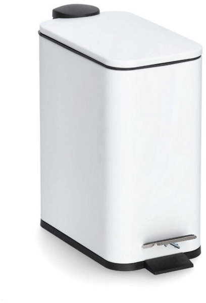 Treteimer, Soft Close - Weiß - 5 Liter