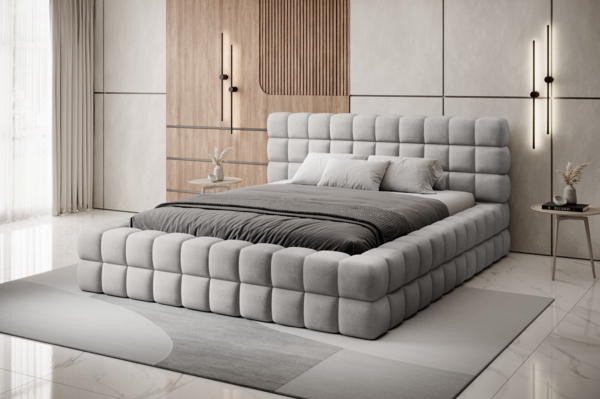 Bett Dizzle 160x200, Bett, Grau Bild 2