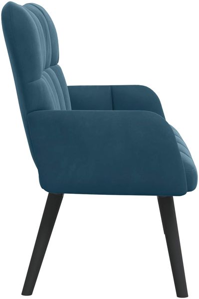 vidaXL Zweisitzer Sofa Blau 115 x 61 x 87 cm Samt 42028948 Bild 5
