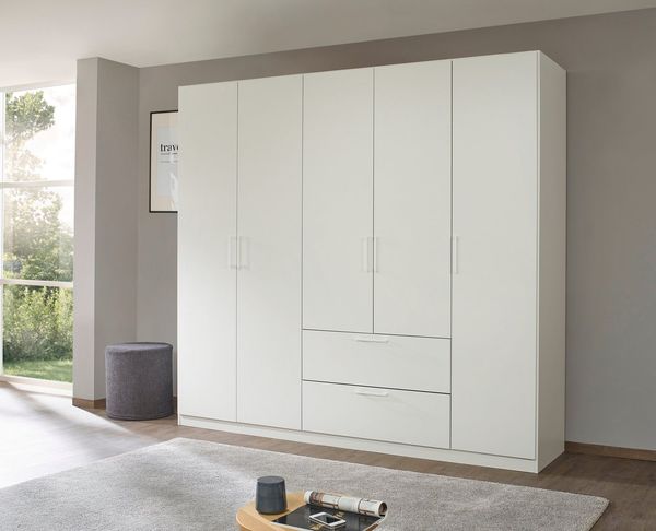 INOSIGN BY RAUCH Drehtürenschrank Kleiderschrank Schrank Garderobe Wäscheschrank CHALLENGER mit Spiegeltüren und geräumigen Schubladen MADE IN GERMANY