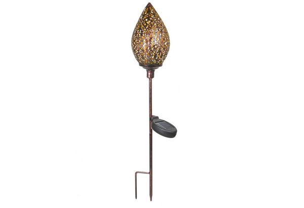 HTI-Living LED Solarleuchte Solarlampe Knospe Soley, Gartenstecker