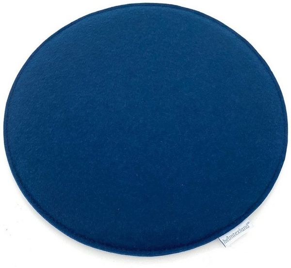 heimtexland Â® Sitzkissen Set Filz Stuhlkissen Stuhlauflage Filzkissen Stuhl Polster Kissen Typ631 2er Set 35 x 35 cm Eckig Marineblau