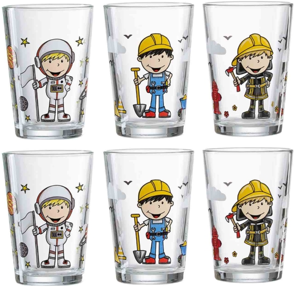 Ritzenhoff & Breker BERUFE Kinderbecher Set Jungen 6-teilig