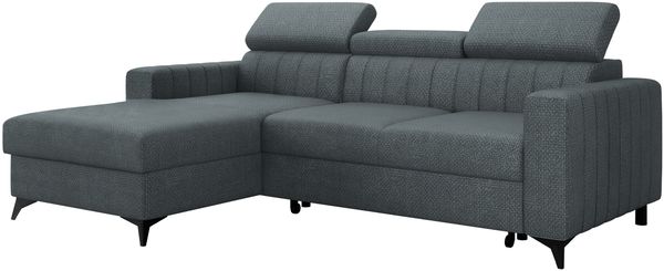 Ecksofa Kiarge (Farbe: Flow 21, Seite: Links LC+2R)