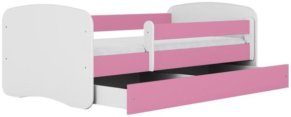 Raumhirsch Furniture Kinderbett Babydream 180x80 cm 160x80 cm 140x70 cm - Komplettset mit Schublade (Bett für Jungs & Mädchen, Einzelbett 2–12 J, mit Rausfallschutz und Lattenrost), Verschiedene Farben