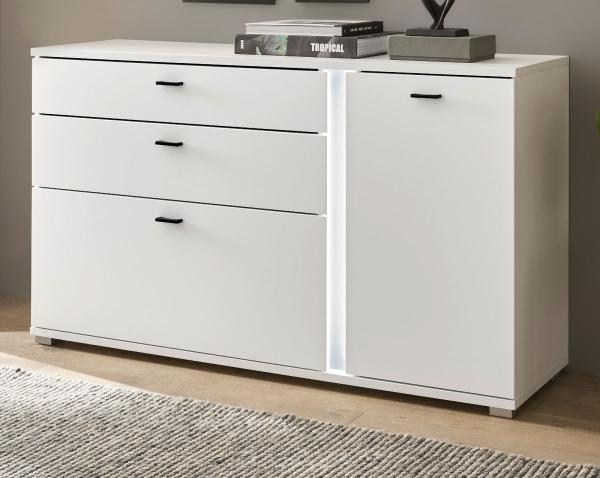 Sideboard Bellport in weiß matt 150 cm