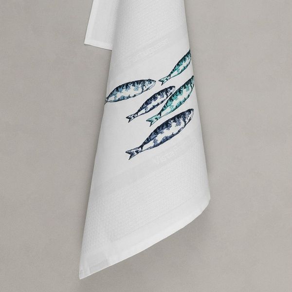 Vista Portuguese Light Blue / Dark Blue Geschirrtuch Baumwolle 50x70 cm