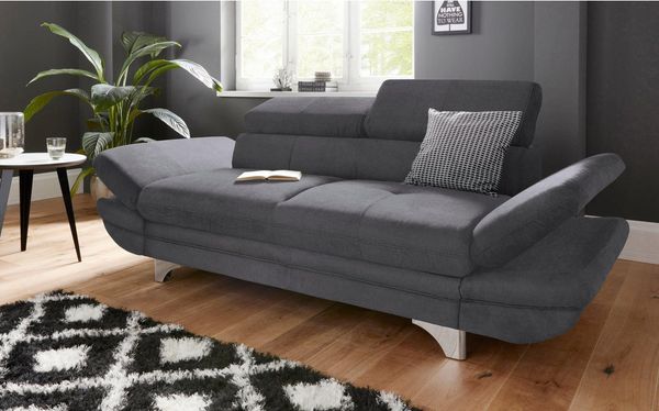 COTTA 2-Sitzer Enterprise, Big-Sofa, mit Armteilverstellung & Kopfteilverstellung