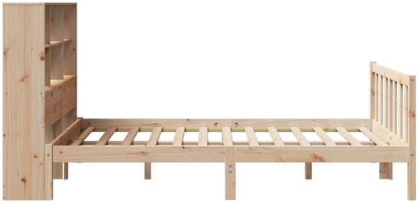 vidaXL Massivholzbett mit Regal ohne Matratze 150x200 cm Kiefernholz 3321706 Bild 6
