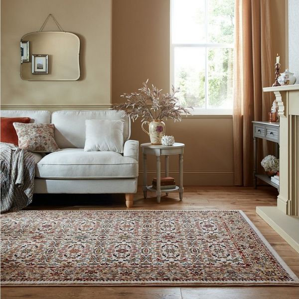 FLAIR RUGS Teppich Sandford, rechteckig, Höhe: 12 mm, Sandford Vintage gemusterter Teppich