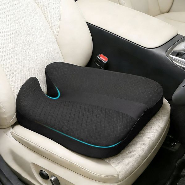 BlingBin Sitzkissen Auto-Sitzkissen Memory Foam, Fahrersitz-Kissen zur Sitzerhöhung, ergonomisches Sitzkissen für Fahrersitz, Büro und Stuhl, Sitzerhöhung