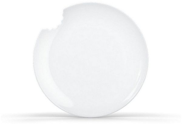 FiftyEight Products Kuchenteller Set 2tlg. weiß mit Biss