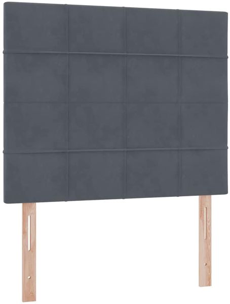 vidaXL LED-Speicherbett mit Matratze Dunkelgrau 120 x 200 cm Samt 3372658 Bild 10