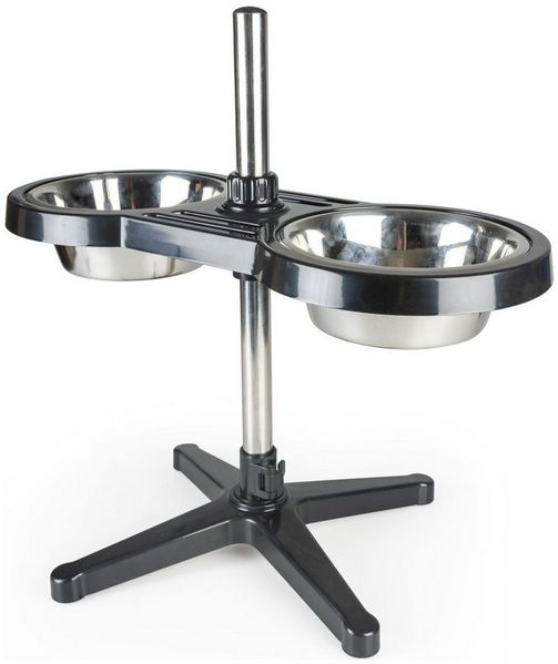 DUVO+ Napf-Set Napfständer Twin Feeder X-Ständer
