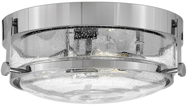 Elstead Lighting Harper Deckenleuchte 3-Light Chrom poliert Klarglas E27
