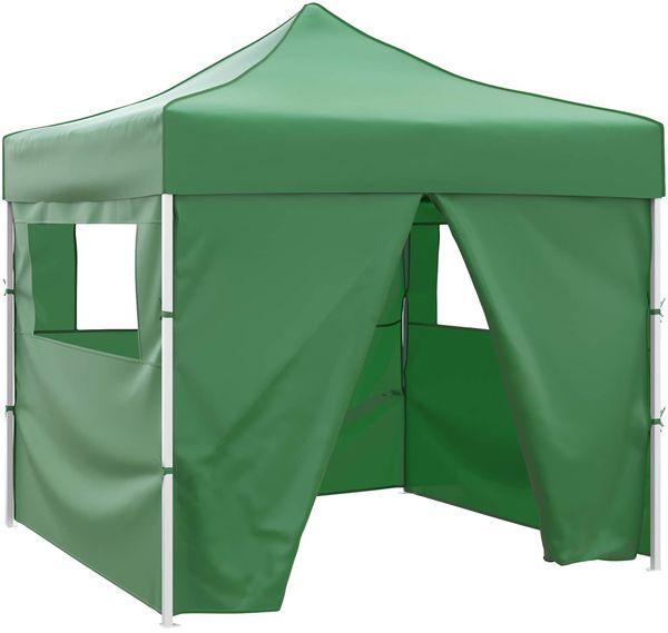 vidaXL Party-Zelt Grün 291 x 291 x 315 cm Oxford-Stoff 42023567