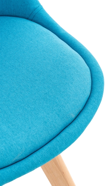 CLP Esszimmerstuhl Linares Mit Buchenholzgestell,türkis Stoff Bild 9