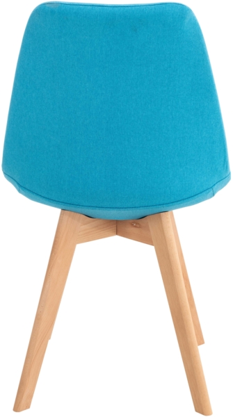 CLP Esszimmerstuhl Linares Mit Buchenholzgestell,türkis Stoff Bild 7