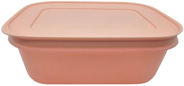 TUPPERWARE Vorratsdose TUPPERWARE Gefrier-Behälter 450 ml lachs flach