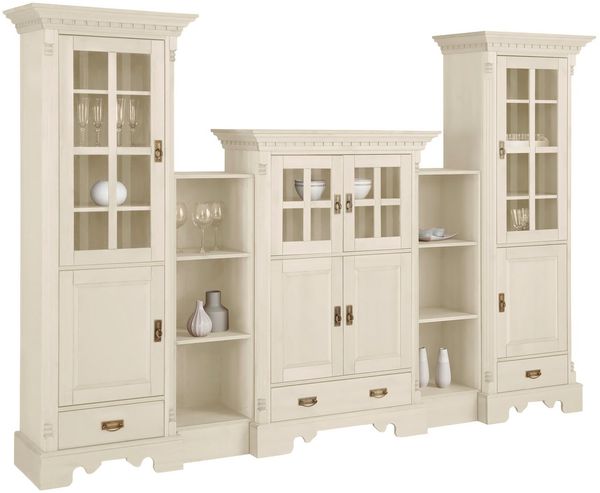 Home affaire Wohnwand Milan, (5-St), aus massiver Kiefer, FSC® zertifiziert