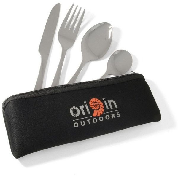 Origin Outdoors Campinglöffel Origin Outdoors Besteckset Biwak 'Dinner' – 4-teilig