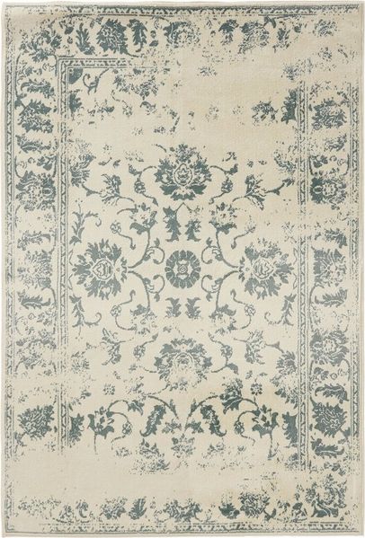 Interiyou Teppich Suzuka, Rechteckig, Höhe: 6 mm, Teppich Kurzflor, Vintage, Orientalisch, Wohn- und Schlafzimmer