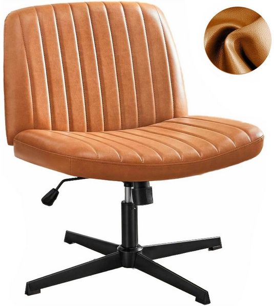 SURFOU Chefsessel Bürostuhl Schreibtischstuhl Stuhl Office Chair Drehstuhl Computerstuhl, Verstellbarer Lordosenstütze Armlehne, Höhenverstellung 110 kg