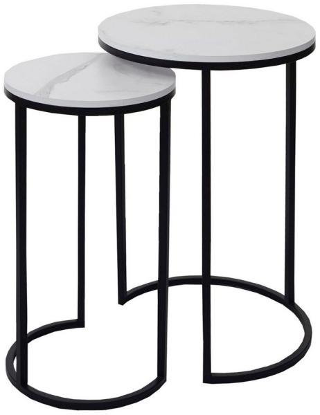 MCW Beistelltisch MCW-K46 (Set, 2er), 2er-Set, Komplett fertig montiert, BSCI-Sozialstandards geprüft