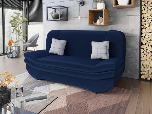 Schlafsofa Weronika, Farbe: Magic Velvet 2216 + Magic Velvet 2216 + Senegal 818