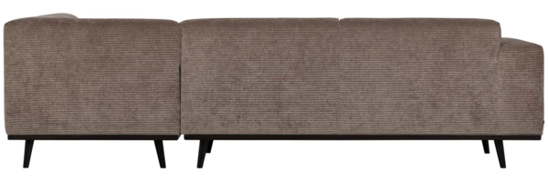 Ecksofa Statement aus gewebten Jacquard Rechts, Taupe Bild 3