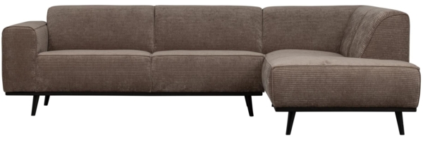Ecksofa Statement aus gewebten Jacquard Rechts, Taupe Bild 2