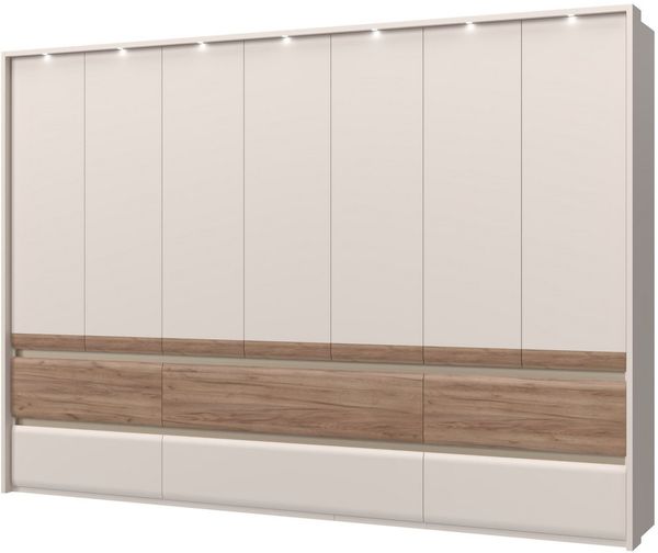 Places of Style Kleiderschrank Invictus UV lackiert, mit LED Beleuchtung, Soft-Close Funktion