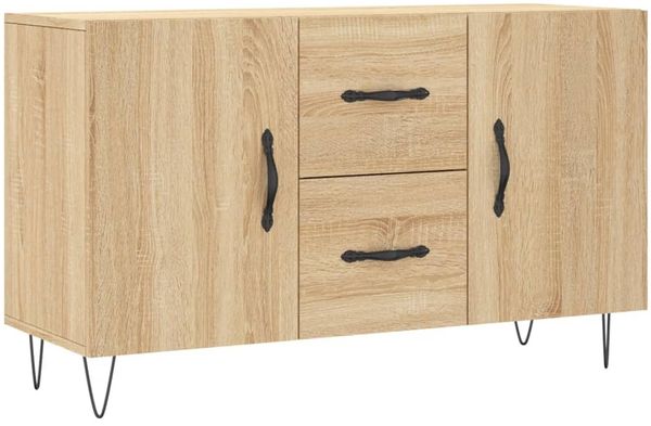 vidaXL Sideboard Sonoma-Eiche 100x36x60 cm Holzwerkstoff 828167 Bild 2