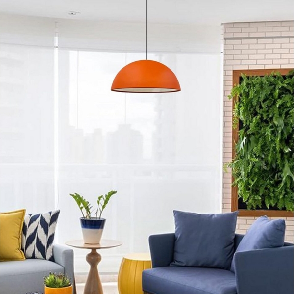 Bamyum Pendelleuchte Bamyum Hängelampe I Lipeo I Ø40 cm E27 Metall Deko Modern Lampe, ohne Leuchtmittel Bild 2