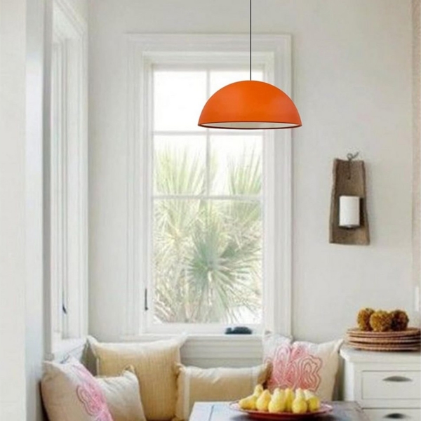 Bamyum Pendelleuchte Bamyum Hängelampe I Lipeo I Ø40 cm E27 Metall Deko Modern Lampe, ohne Leuchtmittel Bild 3