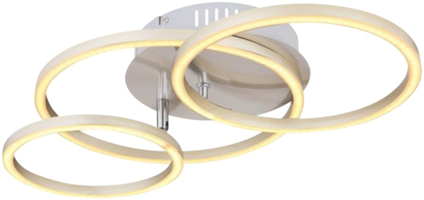 Deckenleuchte Wohnzimmer LED Deckenlampe Schlafzimmer Ringe 50cm 67233-30N