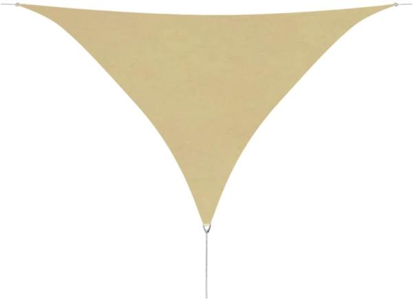 vidaXL Sonnensegel Oxford-Gewebe Dreieckig 3,6x3,6x3,6 m Beige 42295